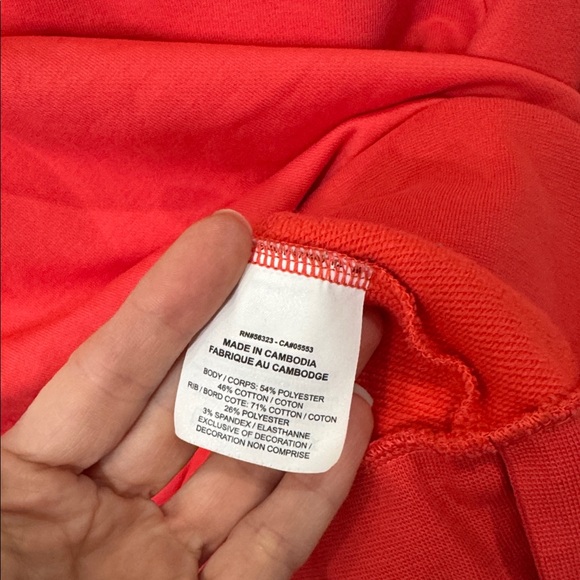 NIKE WOMENS LONG SLEEVE TRAINING CREWNECK EMBER GLOW LARGE - Picture 10 of 11